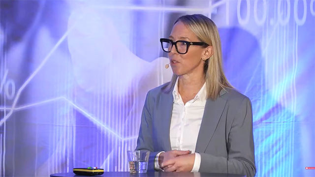 On stage at Aktiespararna